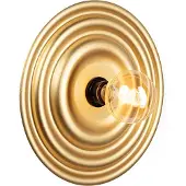Masterlight Wandlamp Sun Saturn mat goud Ø35cm
