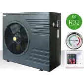 Midas Zwembadwarmtepomp - Mida.Black 17 - Zwembadvolume tot 95 m³ - koelen & verwarmen - zonder Wi-Fi - kleur: zwart