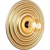 Masterlight Wandlamp Sun Saturn mat goud Ø42cm