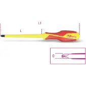 Beta Schroevendraaiers voor Phillips kruisschroeven 1272MQ 4X10X200 - 012720727