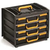 Raaco Handybox - Assortimentsdoos - 4 Assortimentsdozen - Incl. inzetbakjes - 261 x 376 x 310 mm - 127448