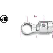 Beta Opsteek ringsleutel voor momentsleutels 652 8 - 006520008