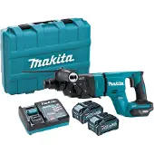 Makita HR007GM201 Accu Combihamer | 40 V Max | SDS-PLUS | 2 x 4,0 Ah accu + snellader | In kunststof koffer