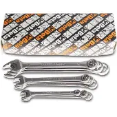Beta 9-delig set ringsteeksleutels, vervaardigd uit roestvaststaal. In compacte houder 42INOX-AS/S9 - 000420396