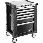 Facom Jet Gereedschapswagen 6 Laden M3 Zwart - JET.6NM3A - JET.6NM3A