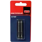 Bahco 2xbits t15 70mm 1/4" standard | 59S/70T15-2P
