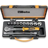 Beta Doppendoos met 10 twaalfkant dopsleutels en 2 toebehoren 920AS/C10 - 009200919