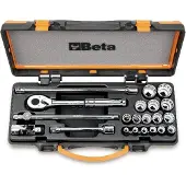 Beta Doppendoos met 16 twaalfkant dopsleutels en 5 toebehoren 920AS/MBM-C21 - 009200944