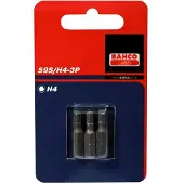 Bahco x3 bits hex825mm 1/4" dr standard | 59S/H8-3P