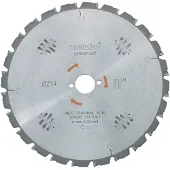 Metabo 628004000 Cirkelzaagblad 190 mm 1 stuk(s)