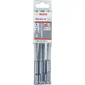 Bosch Boormessen SDS - - SDS-plus-7X - Verpakking van 10 stuks - Ø5 x 100 x 165 mm - 4-snijder carbidekop