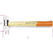 Beta Nylon hamers, houten steel 1390N 22 - 013900522