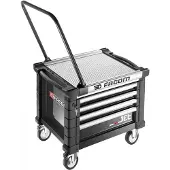 Facom Jet Gereedschapswagen 4 Laden M3 Laag Zwart - JET.CR4NM3A - JET.CR4NM3A
