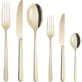 Sambonet Bestekset Linear PVD Champagne (36-Delig)