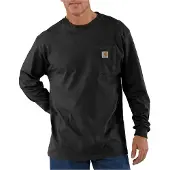 Carhartt Longsleeve Men Workwear Pocket L/S Black-L