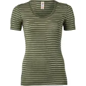 Engel - Women's Short-sleeved Shirt - Zijden ondergoed 46/48, olijfgroen