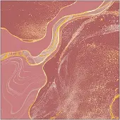 Ambiente Lunch servetten - Marble rose