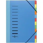 Pagna Sorteermap Durable 1-12 Blauw