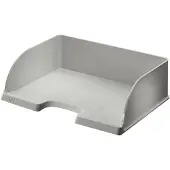 Leitz corbeille à courrier plus jumbo, a4 paysage, gris noir