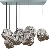 Present Time hanglamp rock 7 lampen rotsvorm industrieel