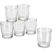Gerimport 6x Stuks waterglazen/drinkglazen 256 ml - Drinkglazen