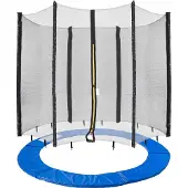 Arebos Trampoline Veiligheidsnet + Randafdekking Randbescherming 244 cm