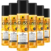 GLISS Oil Nutritive anti-klit spray - 6 stuks voordeelverpakking Haarspray