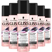 GLISS Split end Miracle Anti-klit spray - 6 x 200 ml - voordeelverpakking Haarspray