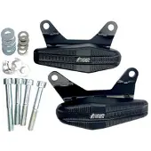 GSG Mototechnik GSG CRASHPAD SET STREETLINE, KIT ZILVER STREETLINE, YZF-R6 17-