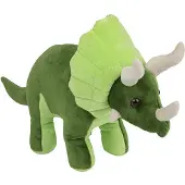 Nature Planet Pluche knuffel dinosaurus Triceratops van 20 cm - Knuffeldier