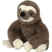 Nature Planet Pluche dieren knuffels Luiaard van 25 cm - Knuffeldier