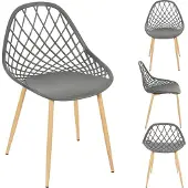 Home Deco Factory Murcia 4 stuks comfortabele tuinstoelen -