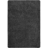 vidaXL Vloerkleed shaggy anti-slip 160x230 cm donkergrijs