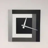 Italian Design CD Wandklok 40 Zwart