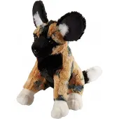 Ravensden Pluche wilde hond knuffel dier - 30 cm - safari dieren uit Afrika - speelgoed of decoratie