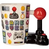 Puckator Beker met joystick handvat - game over