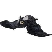 Nature Planet Knuffel vleesmuis - zwart - pluche - 55 cm - knuffeldier