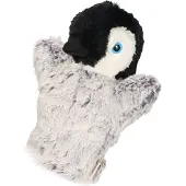 Nature Planet Pluche handpop knuffel pinguin - 22 cm - poppenkast speelgoed