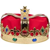 Muovijalelu Kinder kroon royal (Goud)