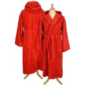Artg Robezz - Badjas met Capuchon - Rood - Fire Red - Maat XS