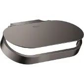 GROHE Selection closetrolhouder met deksel hard graphite 41069a00