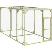 vidaXL Kippenhok 200x400x200 cm geïmpregneerd massief grenenhout