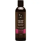 Erotic Treasure Earthly Body - Skinny Dip Massage Oil with a Vanilla Cotton Candy Scent