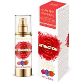 Erotic Treasure Attraction - feromonen massageolie verwarmend Rood Fruit - 30ml