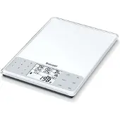 Beurer DS 61 Digitale Dieet Keukenweegschaal - Analyse 950 levensmiddelen - Touch bediening - Tarra functie - Tot 5 kg - Incl. batterijen - 3 Jaar garantie - Wit