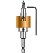 Kwb Opsteek-verzinkborenset HSS hardhout 4.0 mm kaart