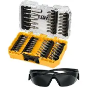 DeWalt DT70703-QZ 47-Delige bitset + Veiligheidsbril