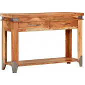 vidaXL Wandtafel 110x34x74 cm massief acaciahout