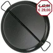 HorecaTraders Paellapan | Geëmailleerd | Staal | Ø42 cm