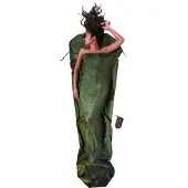 Cocoon MummyLiner, 100% Zijde, donkergroen olijfkleurig